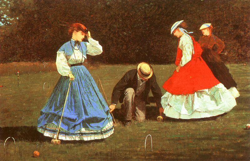 Winslow Homer The Croquet Game